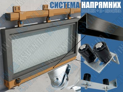 Нижня напрямна система підвісних воріт: монтаж та стабілізація