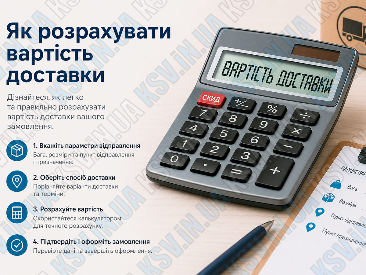 Як розрахувати вартість доставки та заощадити: покрокова інструкція