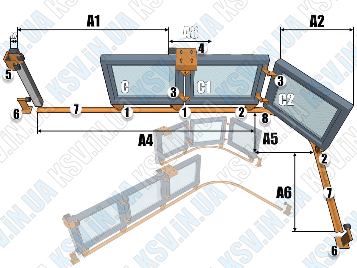 Калькулятор воріт «Радіус»