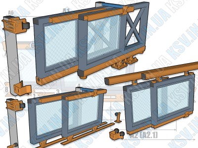 Калькулятор телескопічних воріт