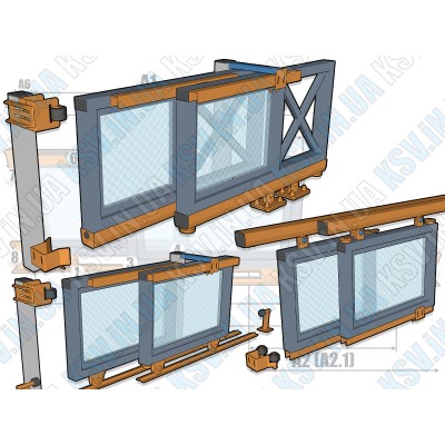 Калькулятор телескопічних воріт