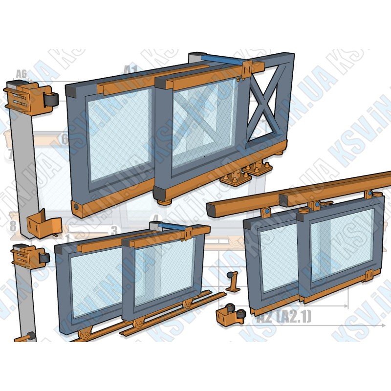 Telescopic Gate Calculator