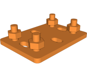 Регулювальні майданчики (підставки) для роликових опор