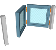 Фурнитура для СКЛАДНЫХ ворот