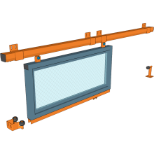 Деталі для підвісних воріт і систем