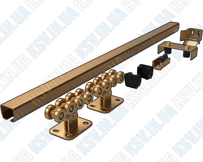 Sliding Gate Hardware Kit №4 for gates up to 400 kg (opening up to 4 m) with Polymer Rollers