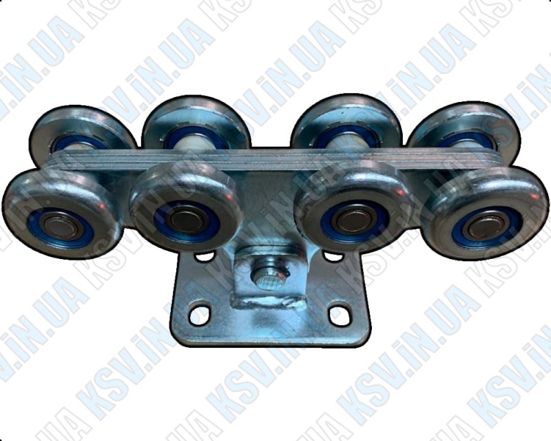 1240. Каретка несущая с роликами для откатных ворот (94×86 СТАРОЙ СЕРИИ)