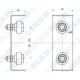 Направляющие ролики для откатных ворот (кронштейн + 2 ролика до 500 кг)