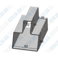 Т-профіль для воріт (МЕТР)