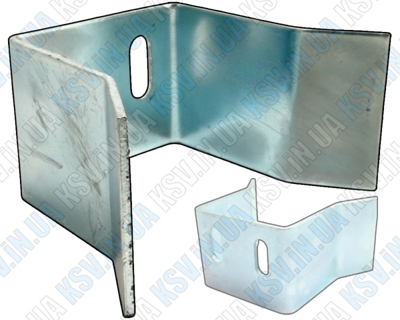 1421. Galvanized Lower Catcher 2A for Sliding Gates, 76 mm