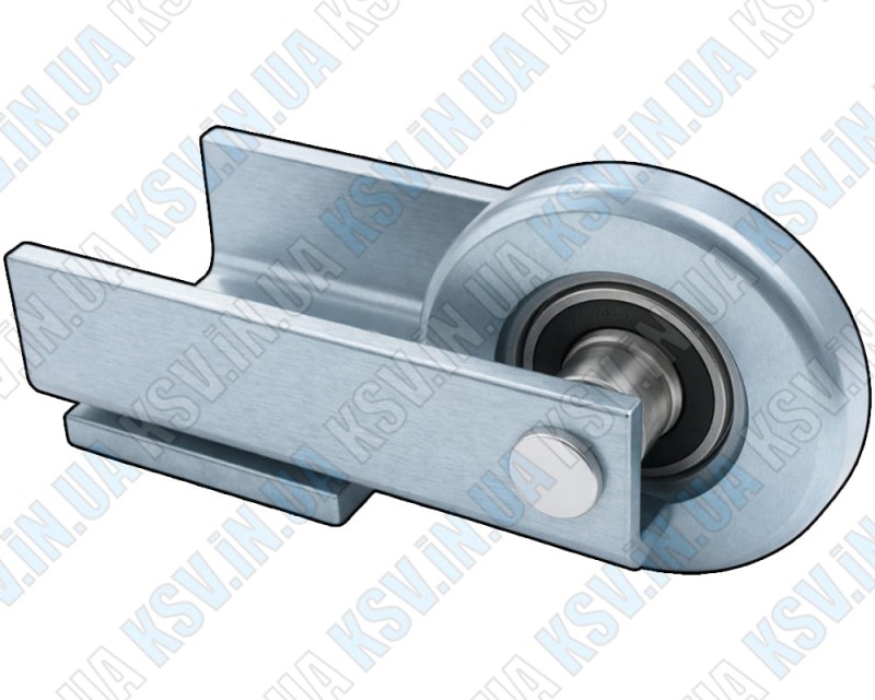 1530. Steel end roller M for sliding gates 95×81 mmс 