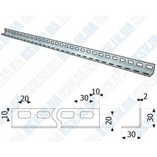 Куточок монтажний перфорований (МЕТР)