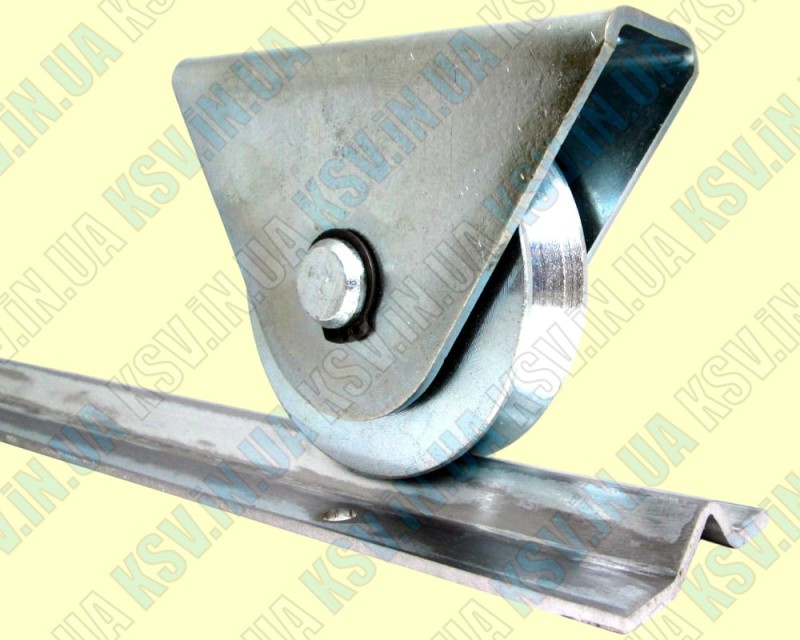 Опорний ролик d78 з зовнішнім кронштейном під КУТОК