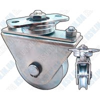 Кронштейн наружный Альфа поворотный с роликом Радиус