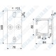 Кронштейн стельовий для підвісних воріт (для балки 70×60)