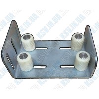 Обмежувач ГРАНД - напрямні 4 ролики з кронштейном