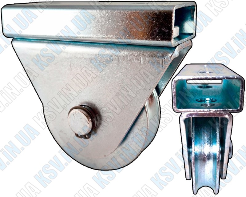 Кронштейн наружный Альфа с накладкой 20 мм и роликом Радиус