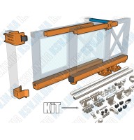 Фурнітура для телескопічних консольних воріт (max. 4.4 m)