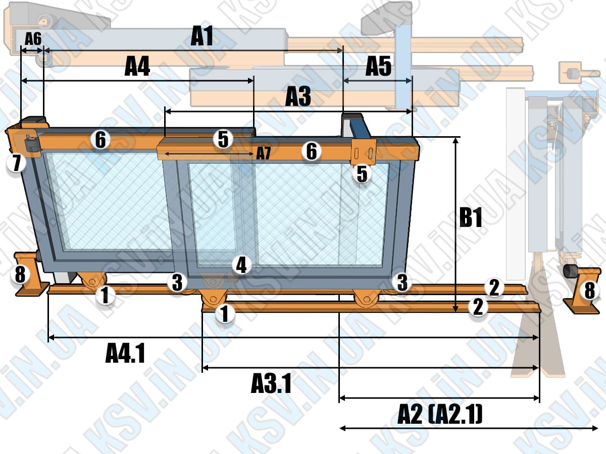 Схема монорельс