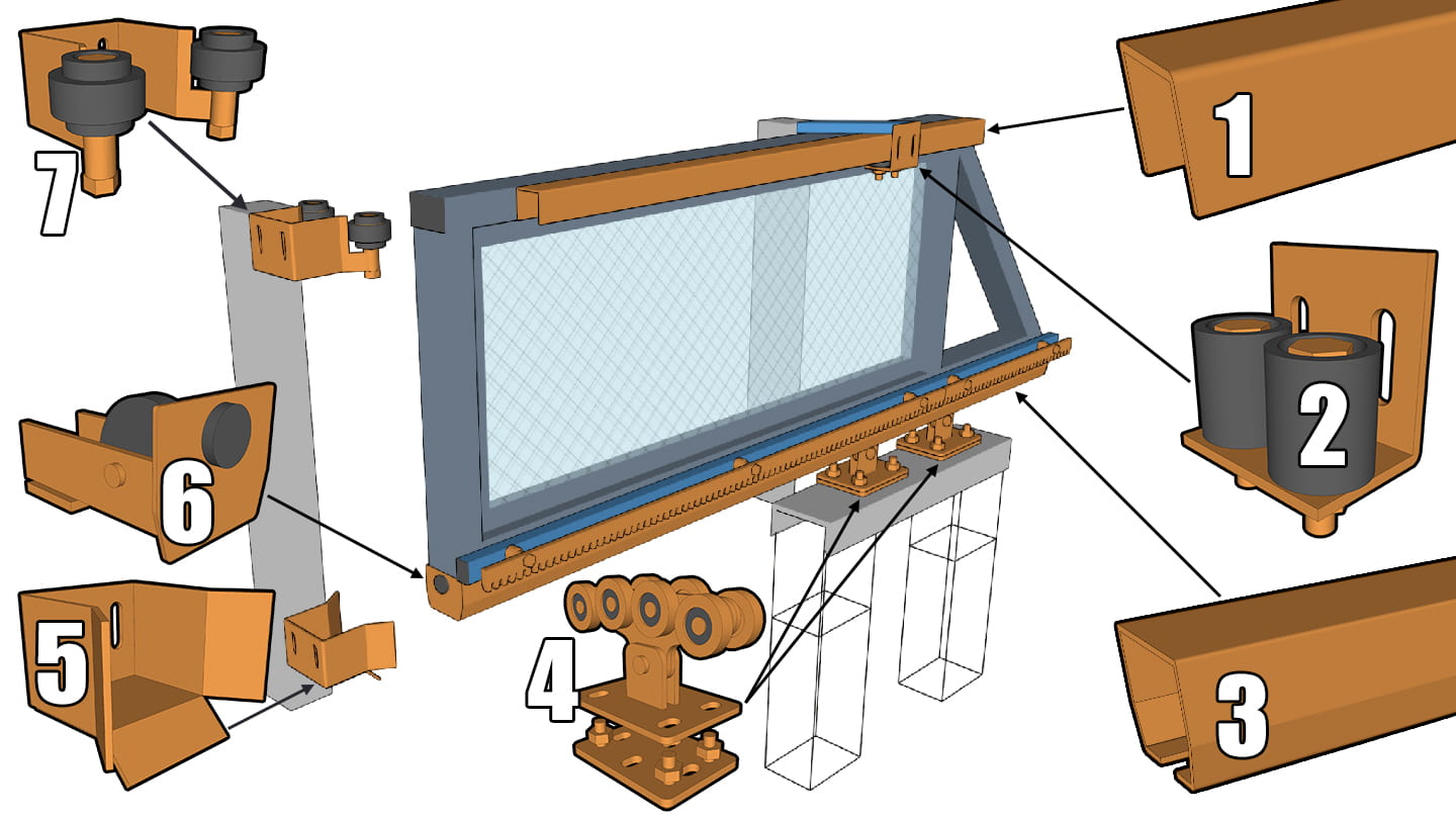 Фурнітура для воріт