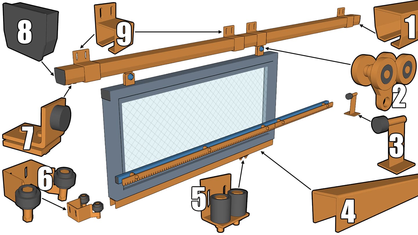 Фурнітура для воріт