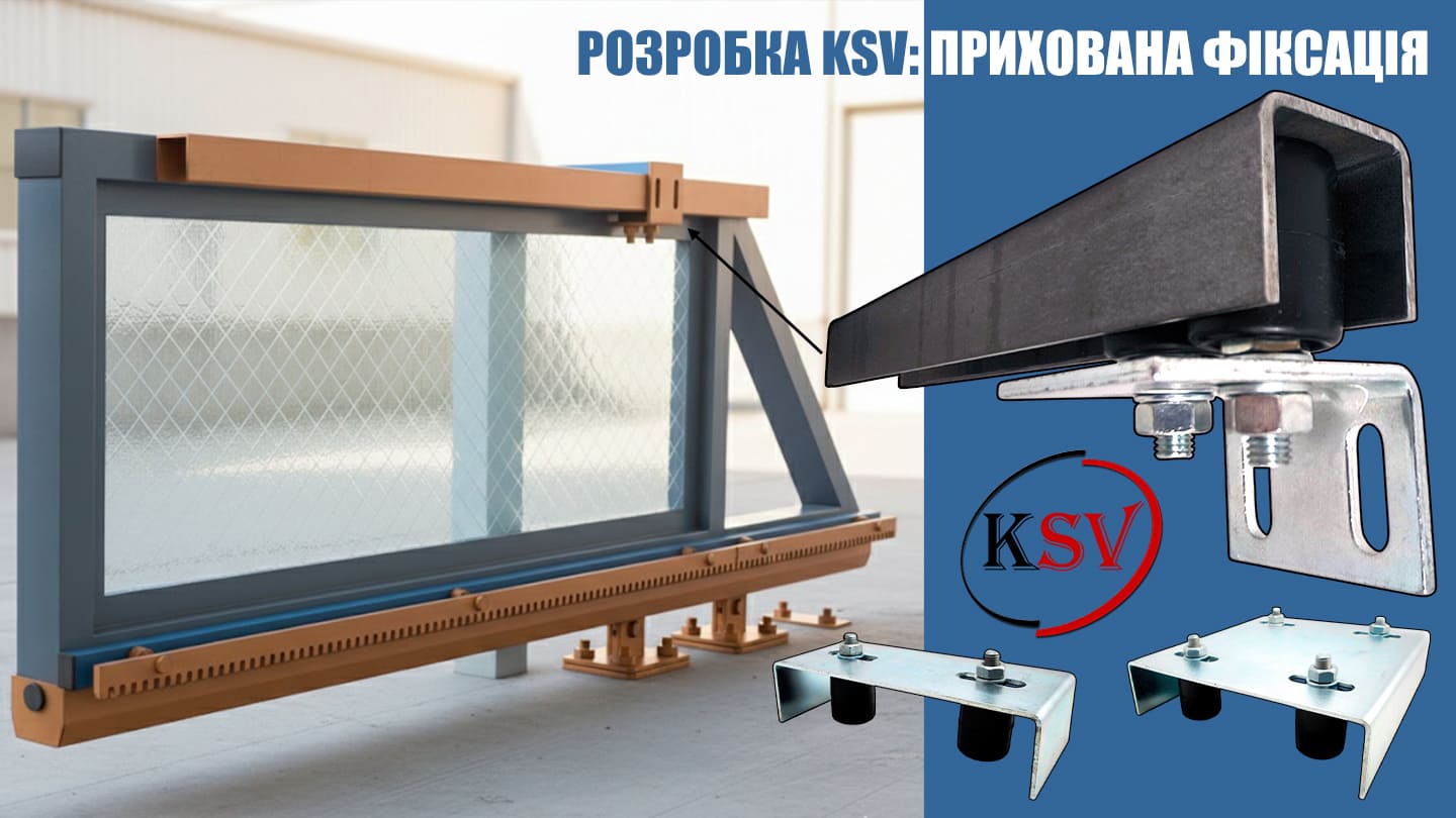 Верхні напрямні ролики та пластини KSV